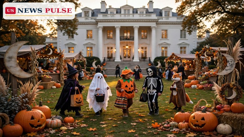 Halloween en la Casa Blanca: Trump y Melania abren el Jardín Sur a los niños