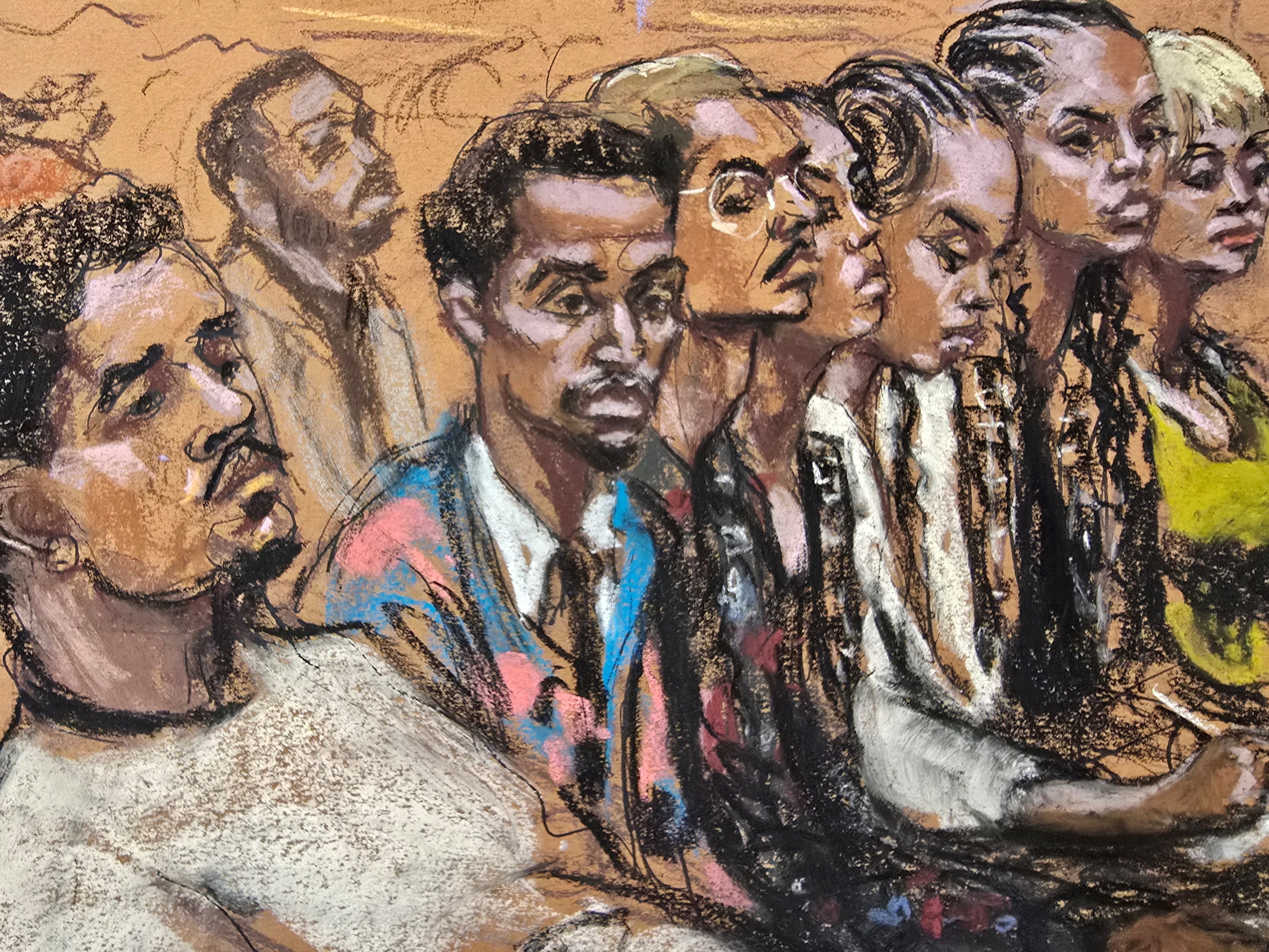 Sean Combs' family, including his six adult children and his mother, sat in the courtroom during the final stages of the bombshell trial