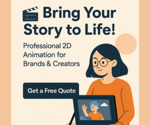 Create 2d animation explainer videos