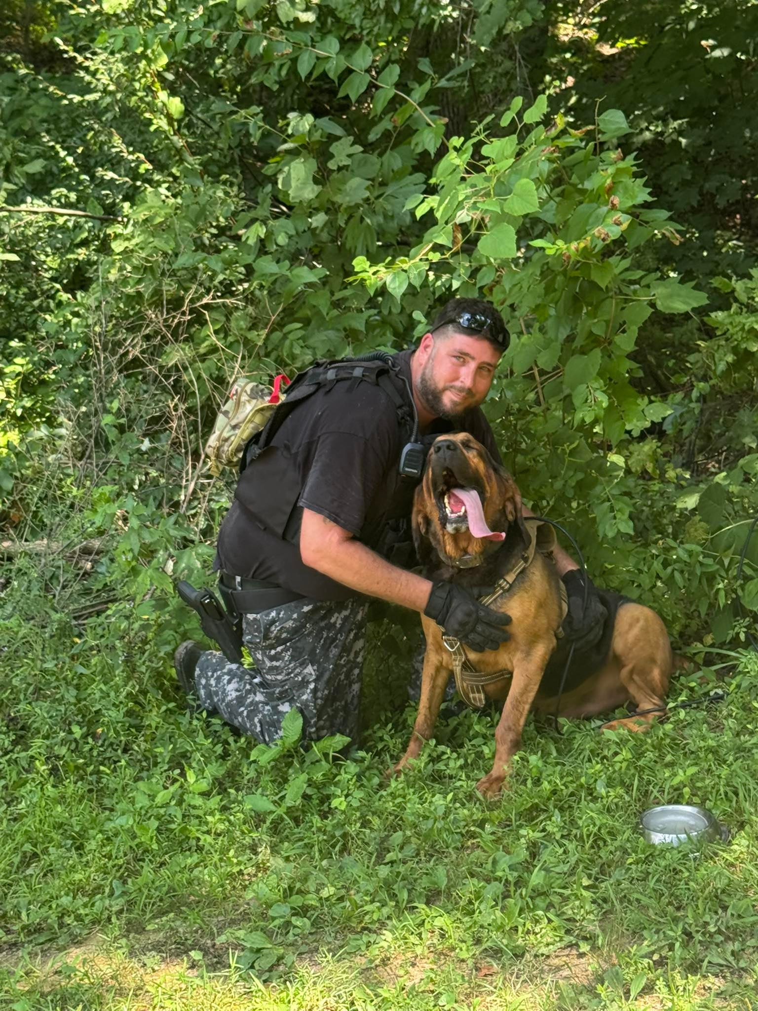 The missing boy was airlifted to a hospital due to a traumatic leg injury. The dog found the boy about 96 hours after he went missing.
