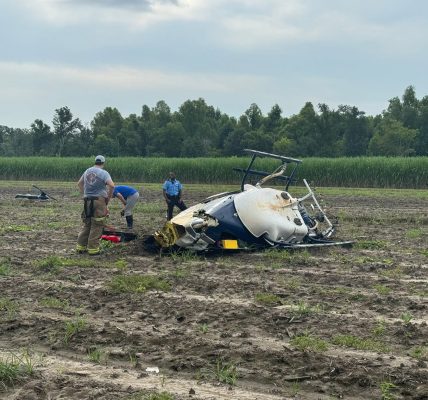 Beloved Vermilion Parish Pilot Stanley Hebert, Jr. Dies in Lafourche Parish Helicopter Crash After Striking Power Line During Crop Dusting