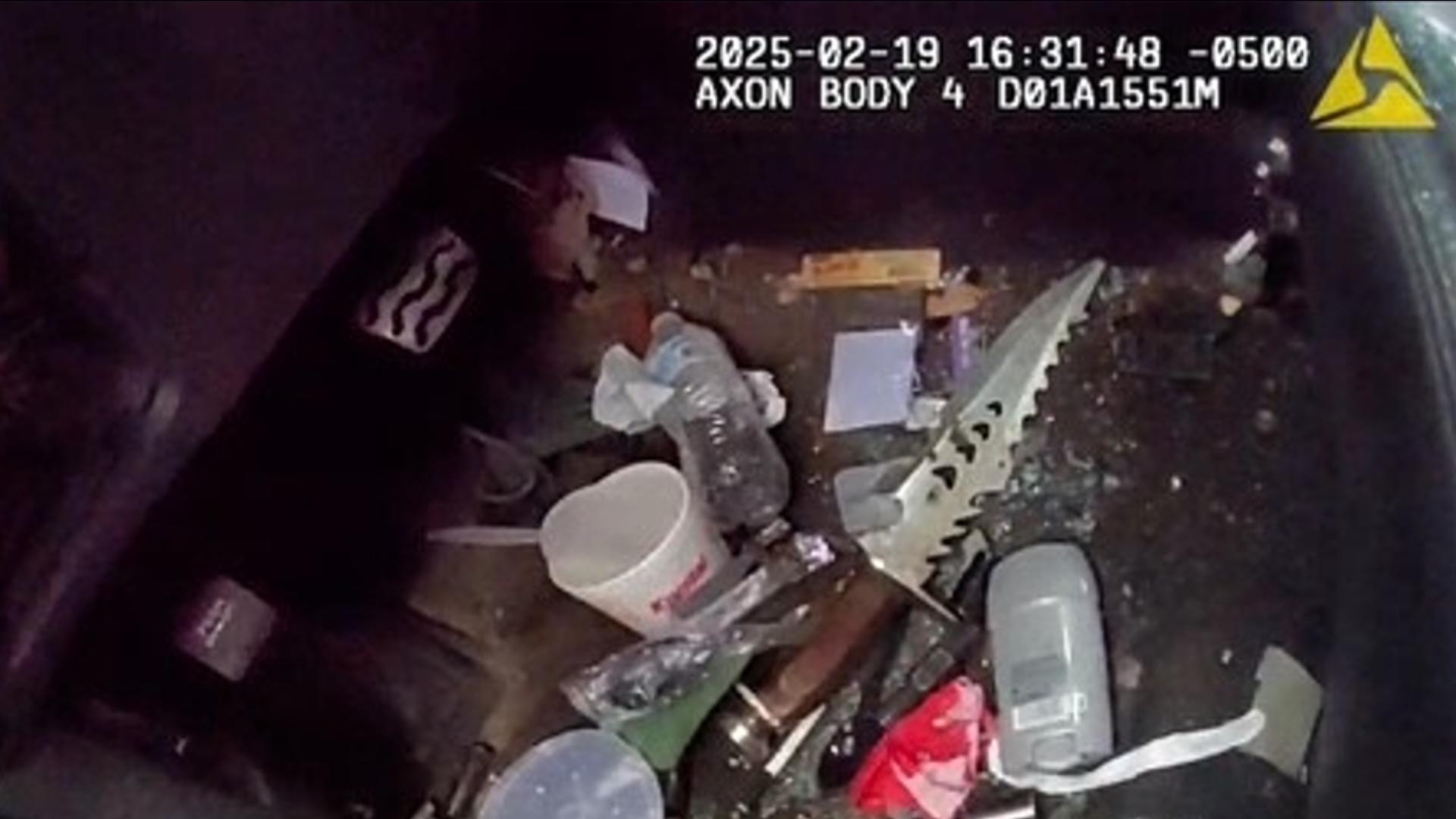 The knife the Jacksonville Sheriff's officers say was in William McNeil's car