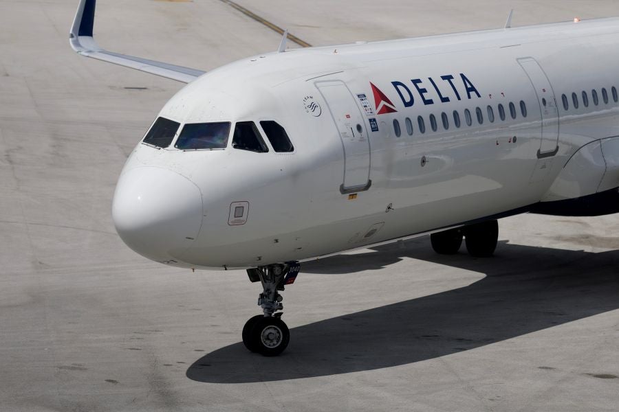 The incident occurred on board Delta Flight 2809 around 9:35 p.m. local time on Saturday. The flight departed from Minneapolis earlier in the day (Stock photo)