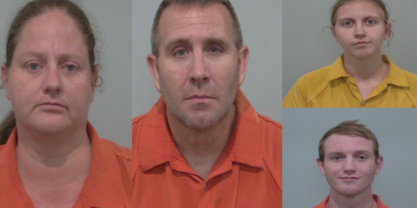 Four adults accused of torturing kids by putting them in cages and spraying their faces with vinegar