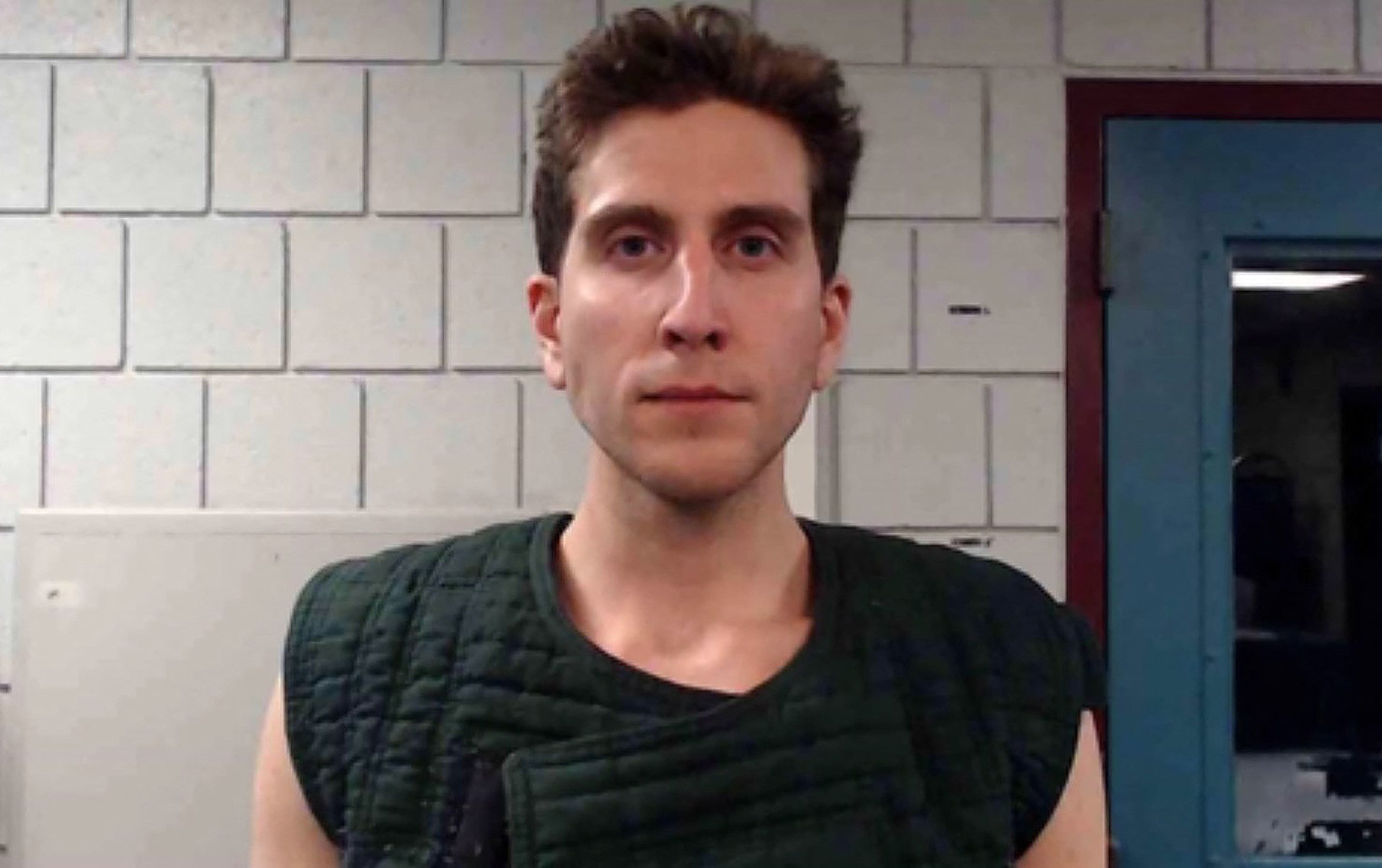 (FILES) This undated booking image released by the Monroe County, Pennsylvania, Correctional Facility and obtained on December 30, 2022, shows Bryan Kohberger, who was arrested in connection with the murder of four university students in Moscow, Idaho.