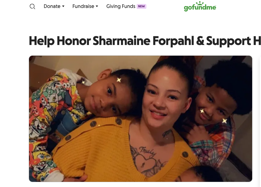 Sharmaine Magan Forpahl, 32, was fatally stabbed in front of her five children at her Ohio home last Thursday