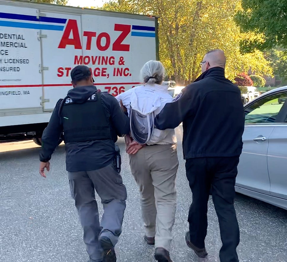 She was arrested at the time of the 2022 incident on four counts of assault and battery by means of a dangerous weapon, three counts of assault with a dangerous weapon, and one count of disorderly conduct