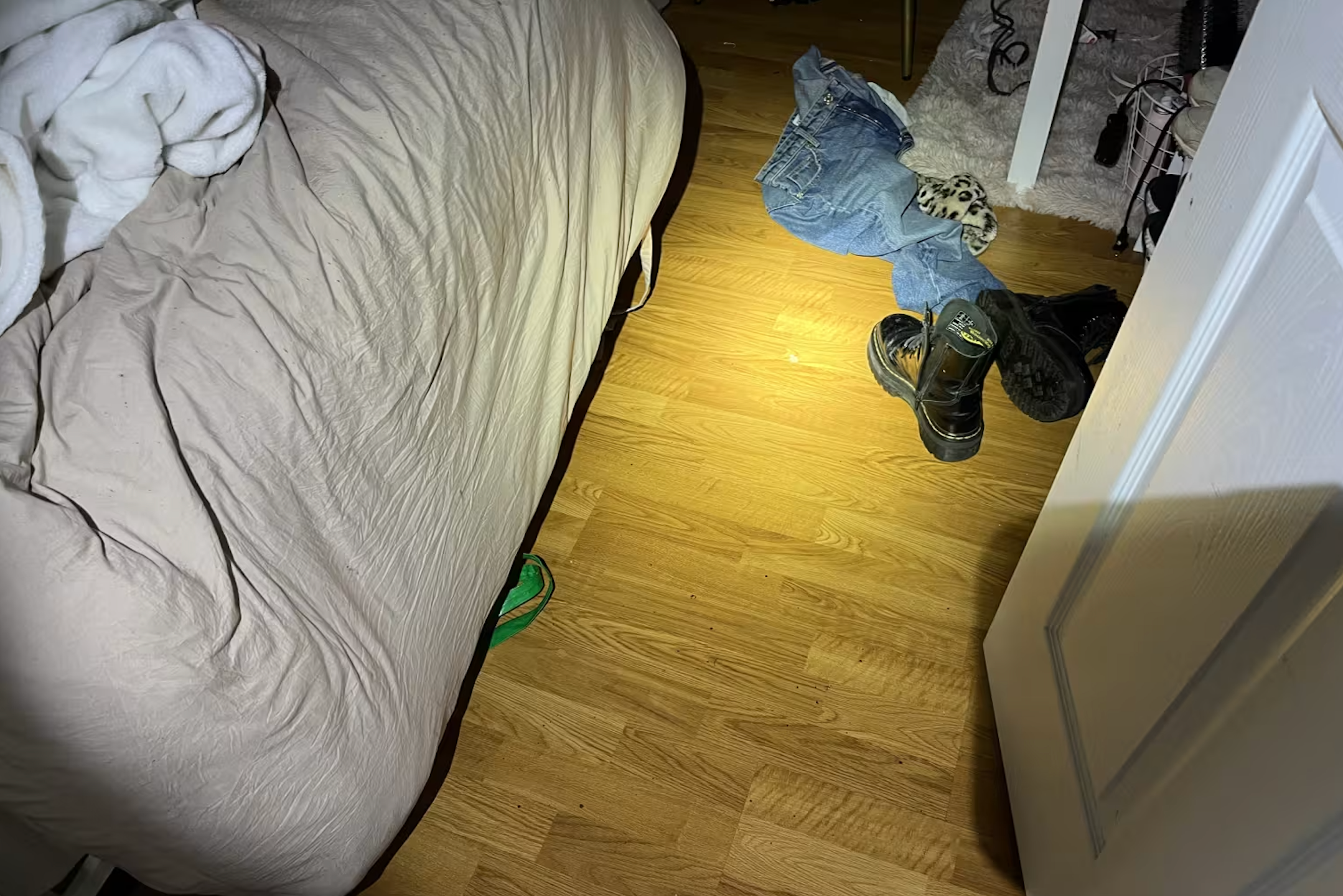 Police released photos of the bedrooms, where the students were killed