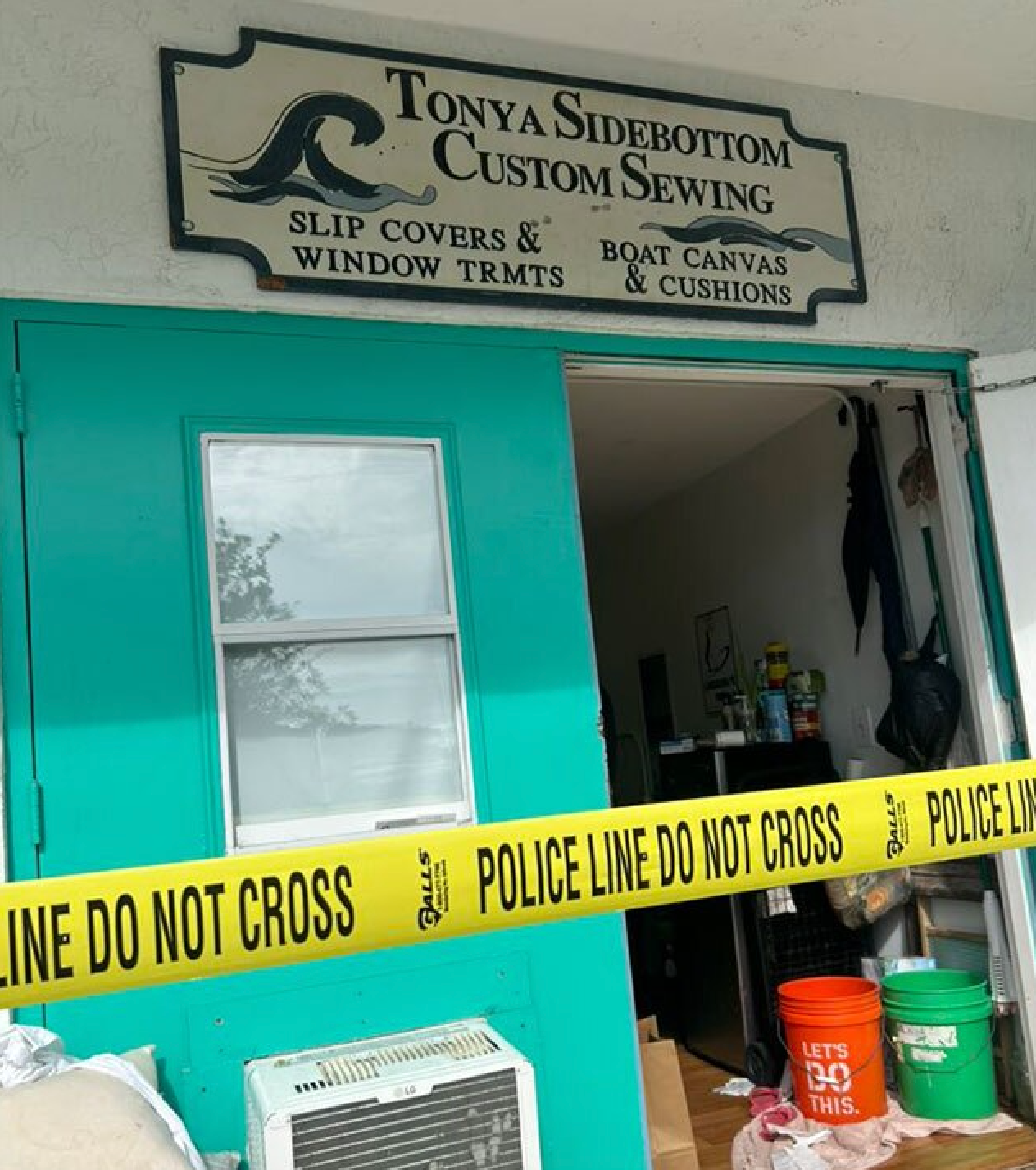 Tonya Sidebottom, 55, was found at her business Tonya Sidebottom Custom Sewing around 12:30 a.m., Sunday, with a gunshot wound to the chest
