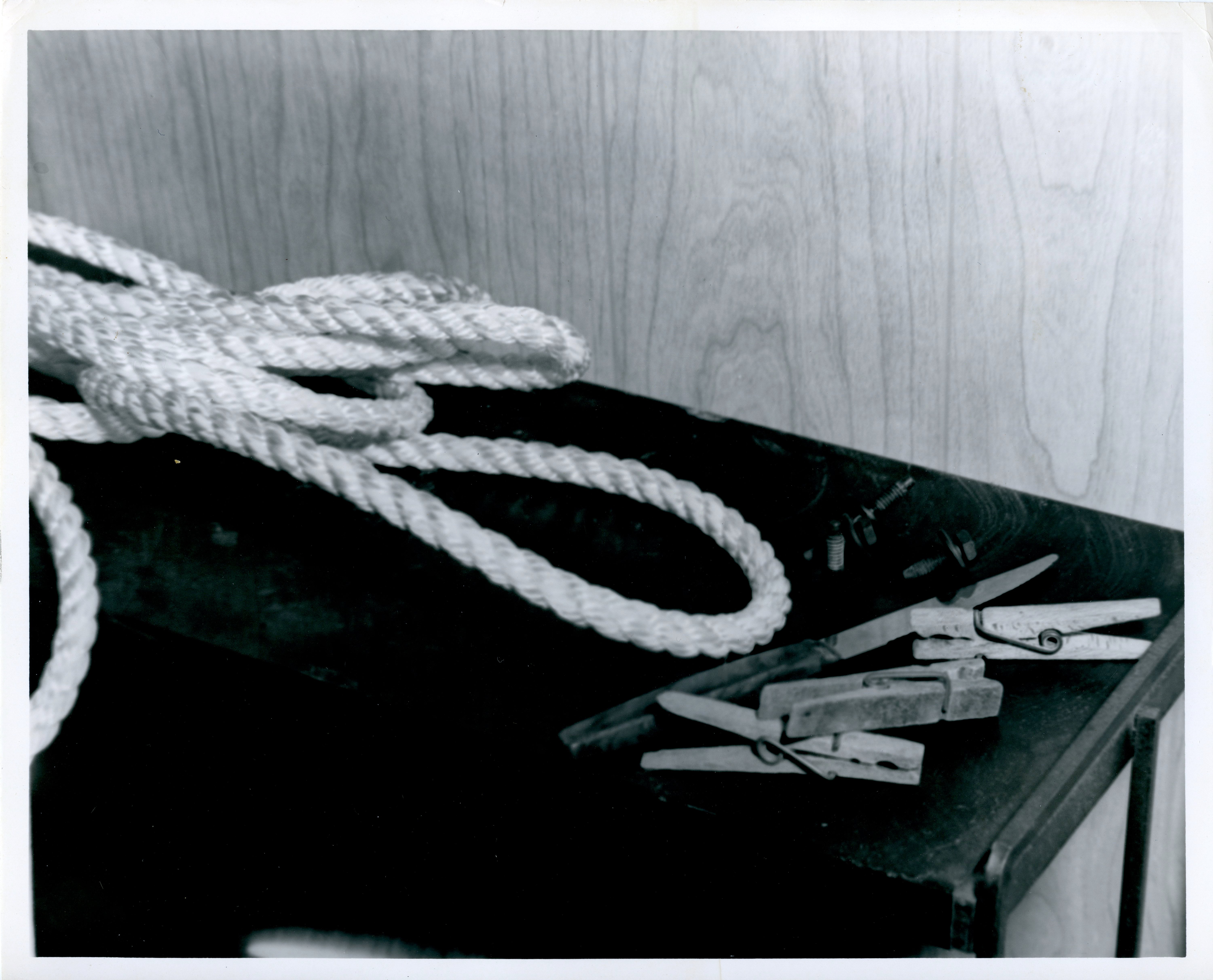 A rope was among the torture devices and weapons found at Dean Corll’s home