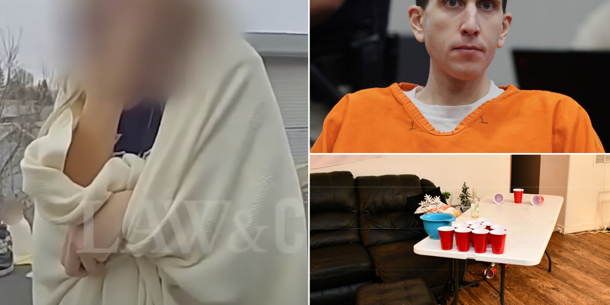 Haunting new footage shows Idaho murders survivor tearfully recall hearing roommate scream before coming face to face with masked intruder