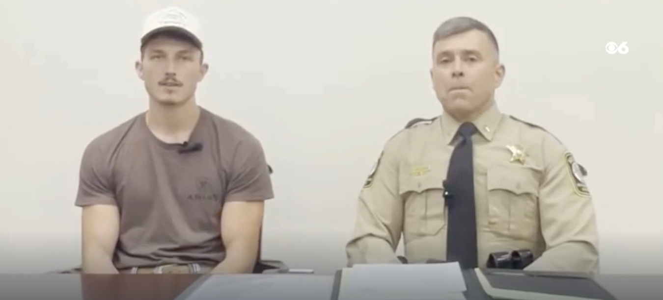 Country music singer Spencer Hatcher and Rockingham County Sheriff Bryan Hutcheson discuss the fatal stabbing of Hatcher's mother, Holly, during an August 3 home invasion