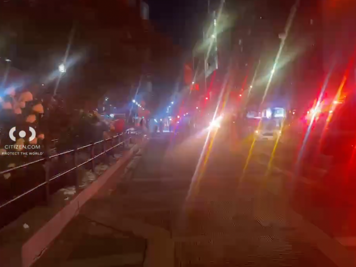 Eight people were treated by medical officials after a man released bear spray inside a subway car in NYC on Sunday night