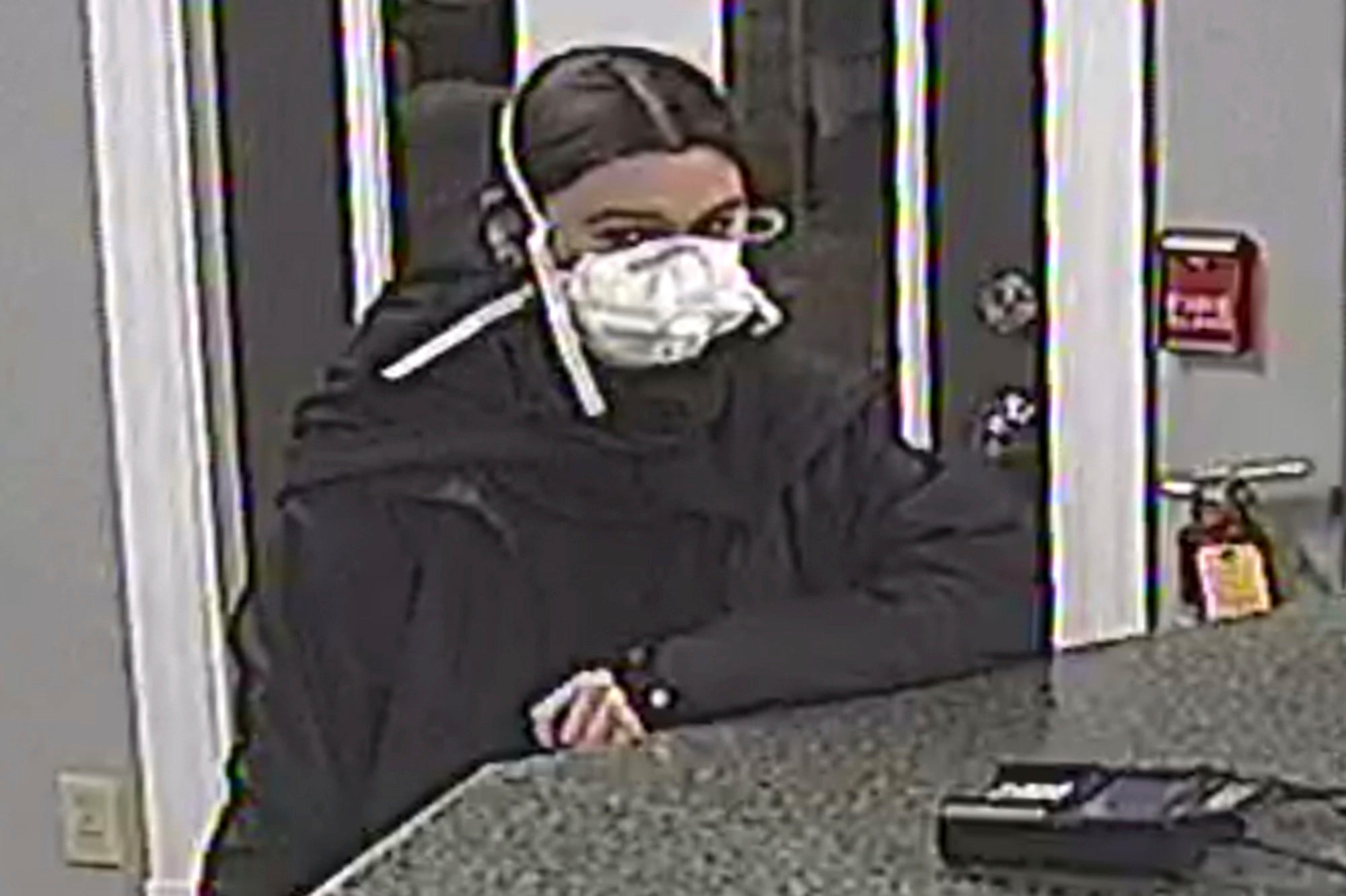 Milo Youngblut seen on surveillance footage while visiting the Newport City Inn in Vermont, six days before their arrest