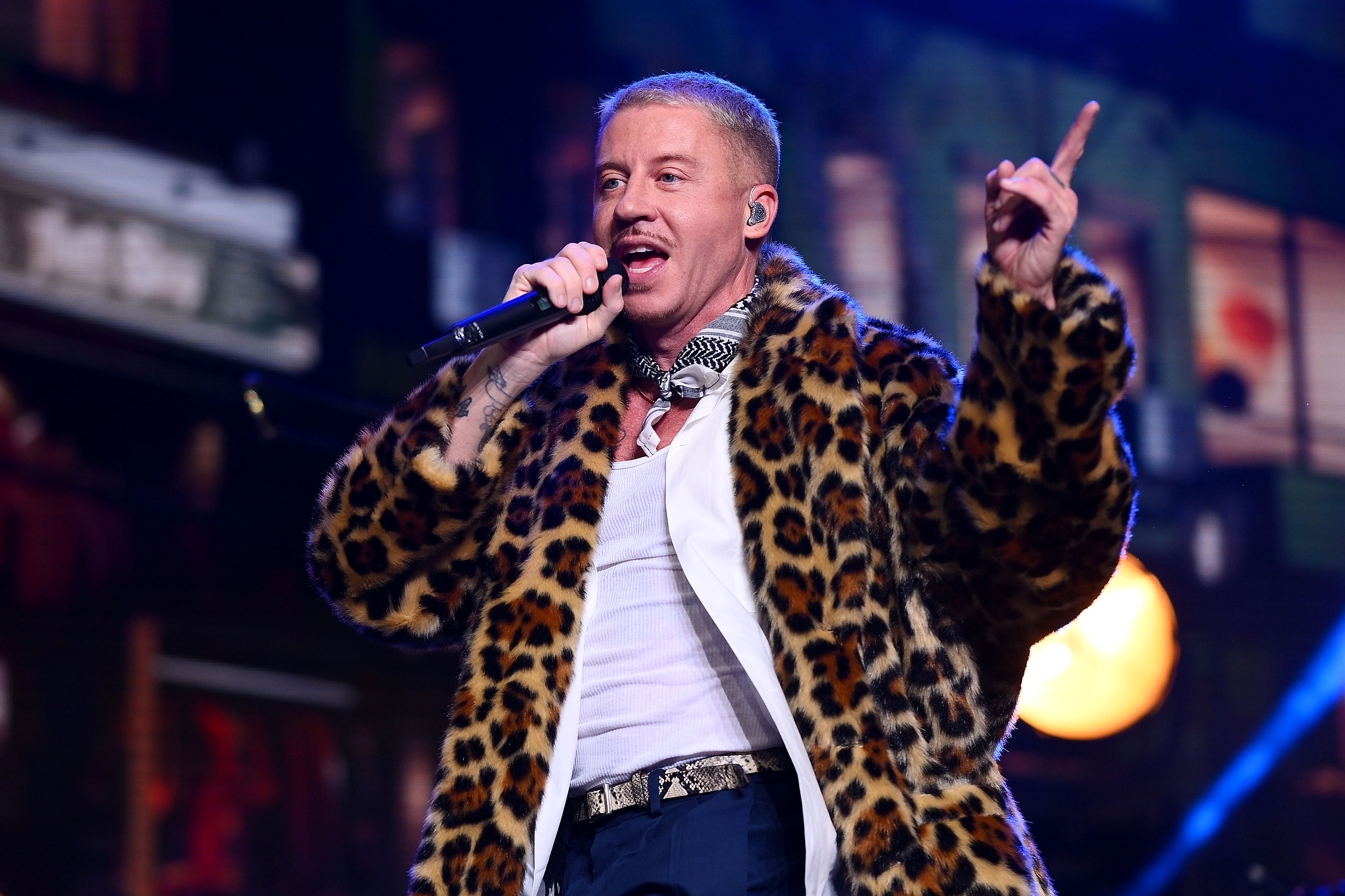 Seattle police have arrested one of the men accused of breaking into rapper Macklemore’s Washington home and stealing thousands of dollars worth of his personal items, including rare jewelry
