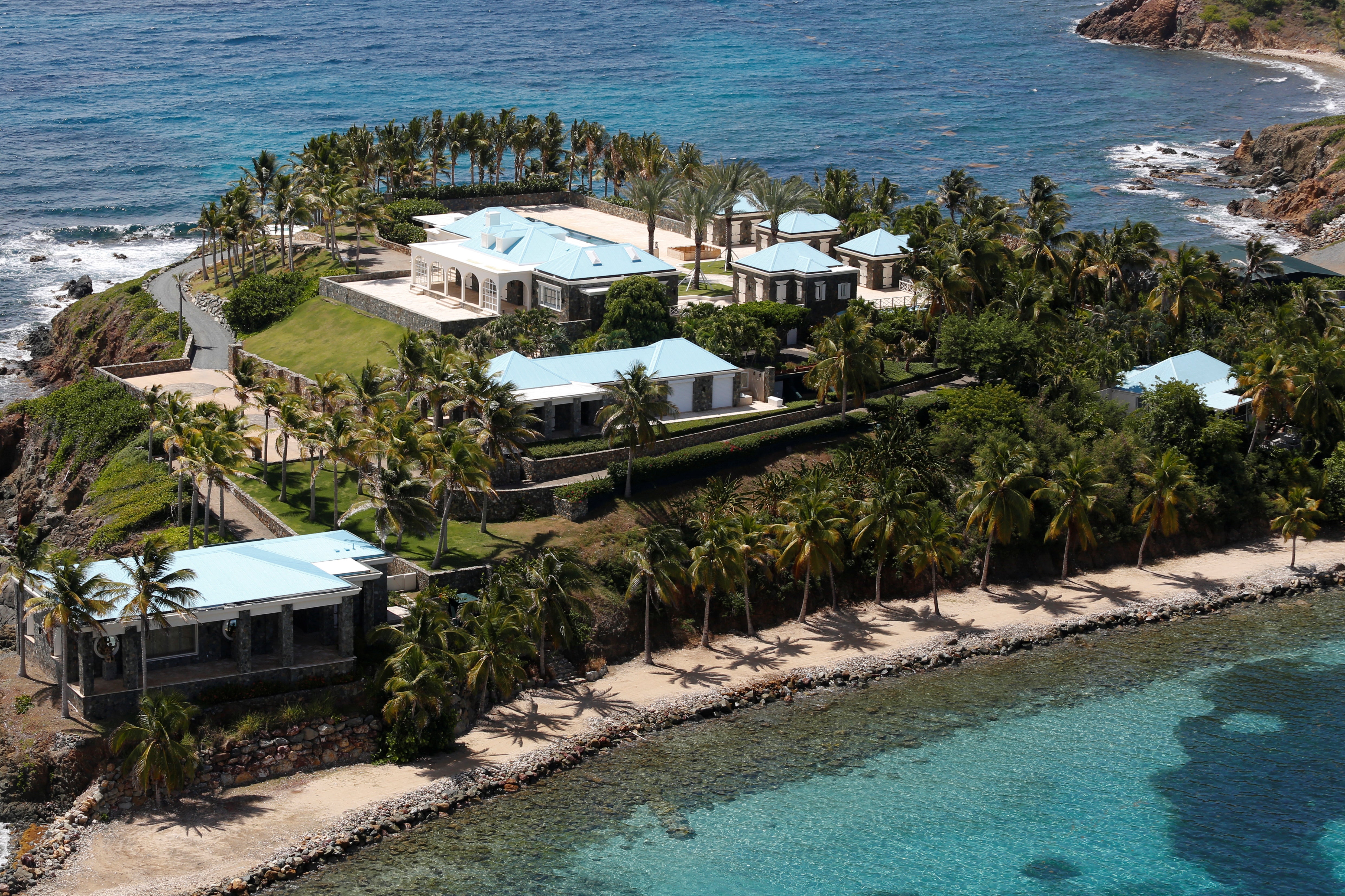 The massive estate on Jeffrey Epstein’s island was outfitted with luxurious amenities and beautiful scenery, making it the ideal place to vacation with high-profile individuals.