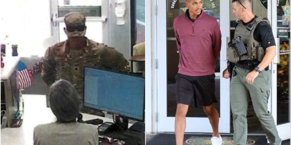 Army reservist Chris Borchardt accused of robbing same Florida bank in less than a month - and his uniform did him in