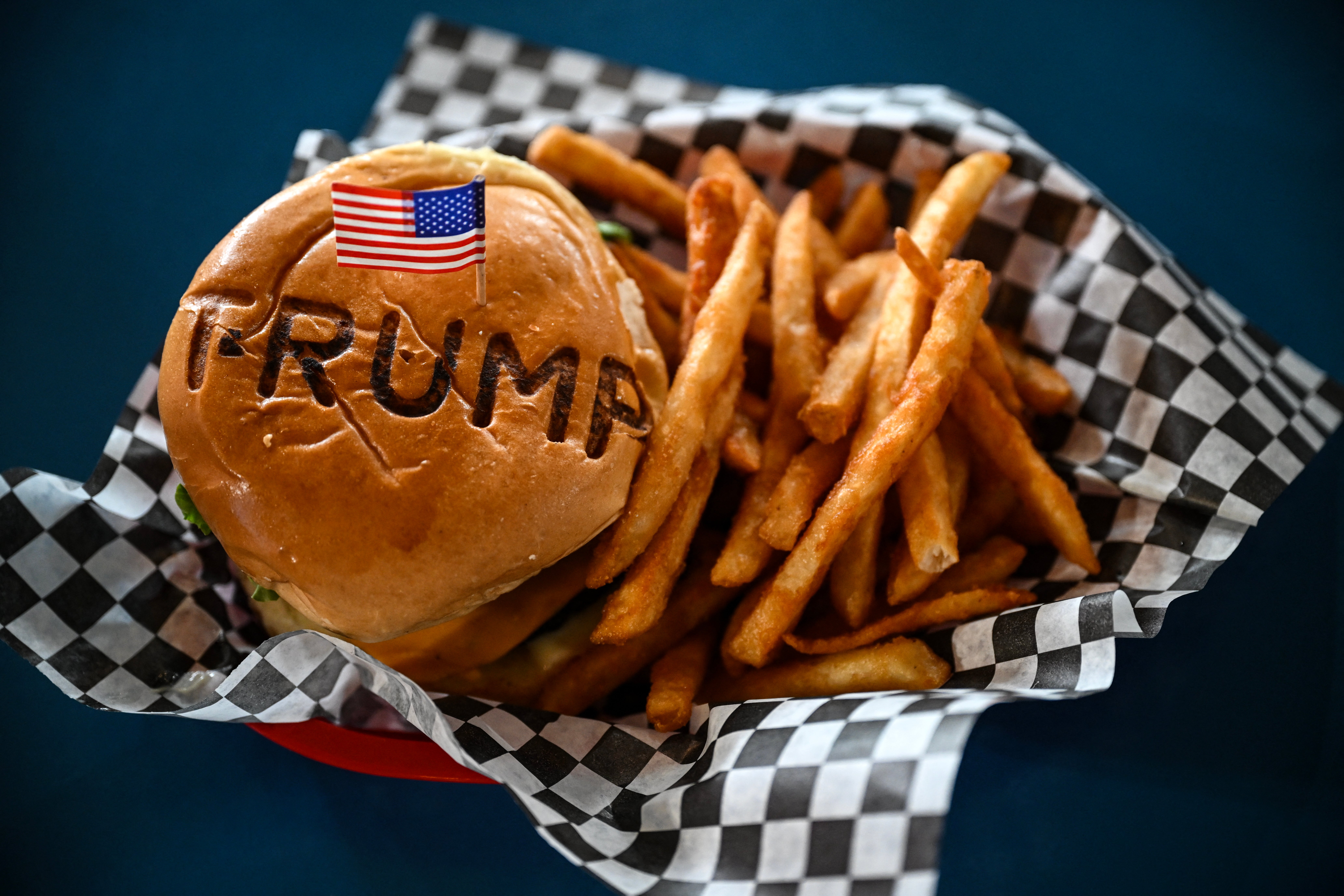 The Trump Burger restaurant started in Bellville, Texas