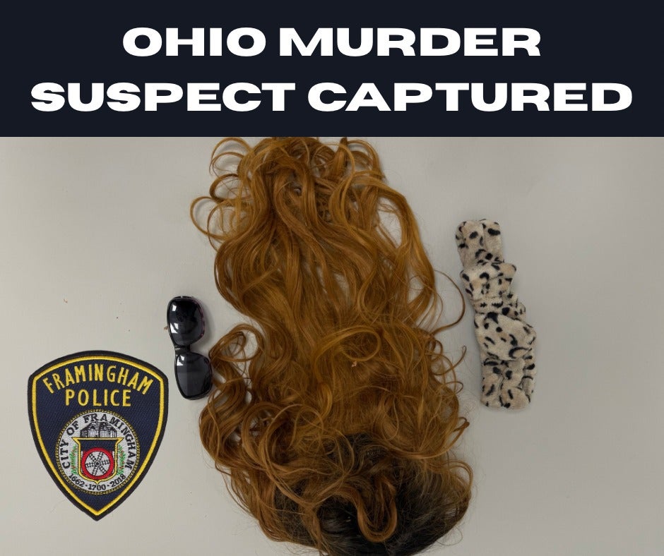 Dioblis Williams was caught wearing a wig as a disguise in Massachusetts on Wednesday while on the run as he was wanted for the murder of a 2-year-old in Ohio.
