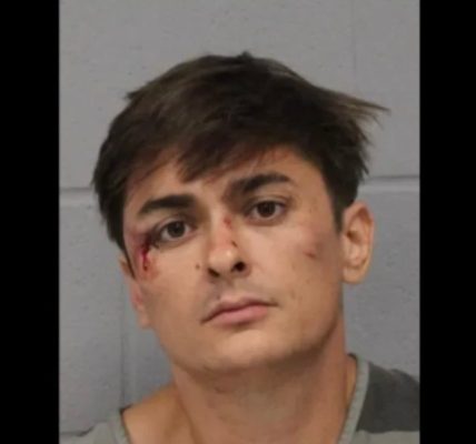 Ethan Nieneker, suspect in shooting at Texas Target that killed three including a child, is pictured after his arrest