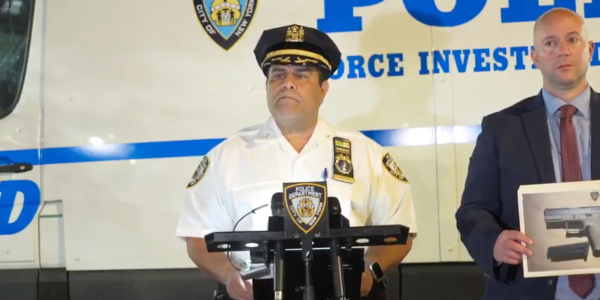 Off-duty NYPD cop shoots dead alleged assailant during moped ambush with second suspect still at large