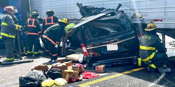 Semi-truck driver arrested after making illegal U-turn on Florida highway killing three people