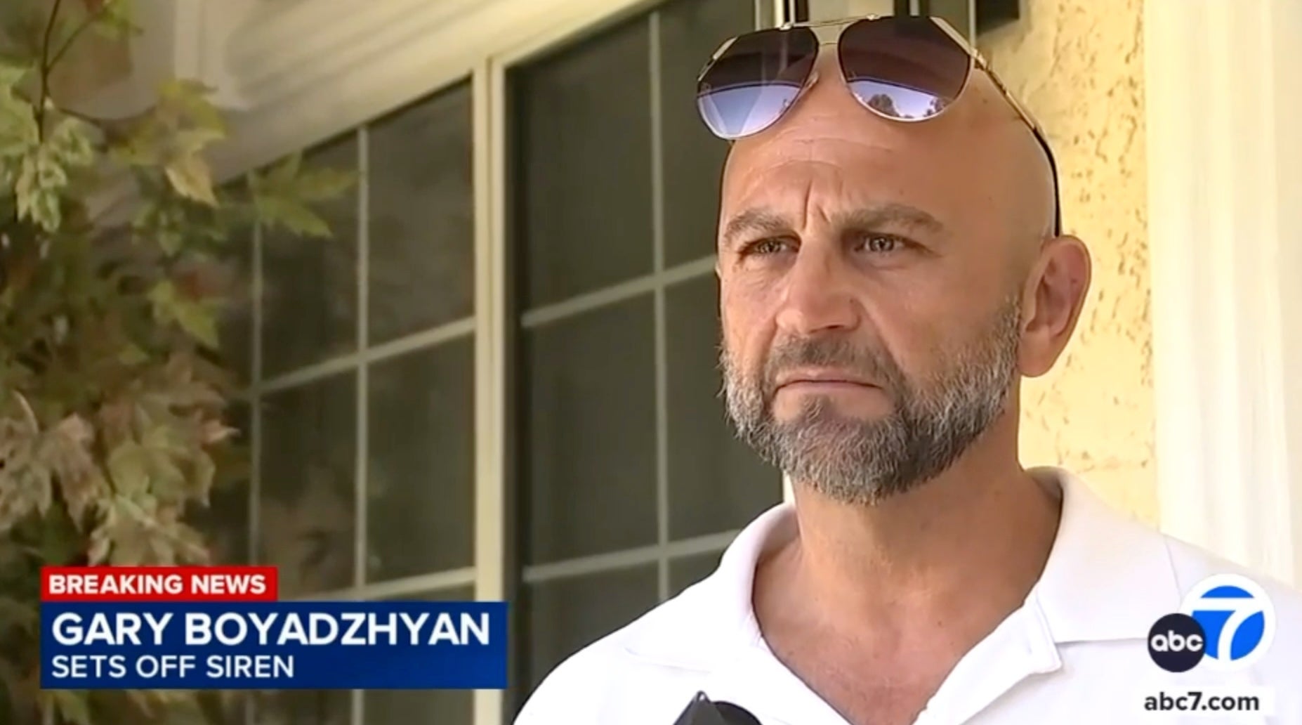 Gary Boyadzhayan of California has been arrested after neighbors say he’s blared train horns and burglar alarms for months, 'irritating' his community