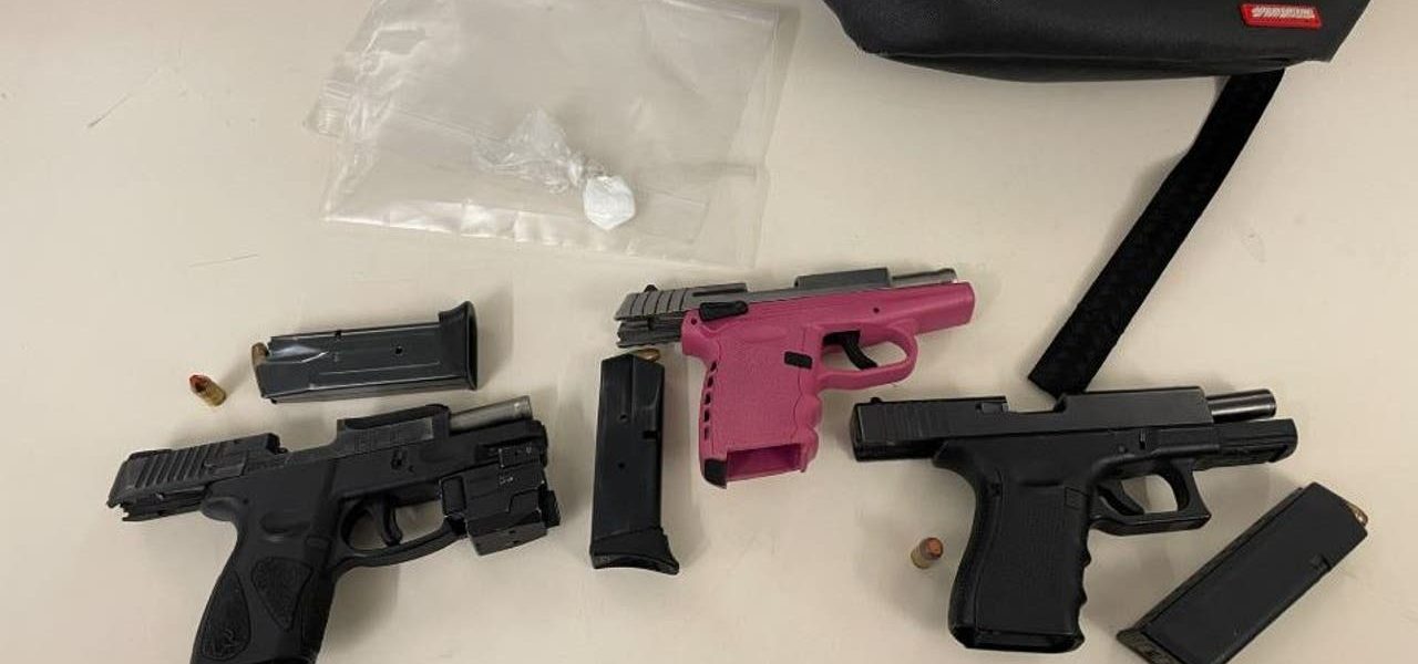 Two stolen guns, cocaine seized during Aurora traffic stop