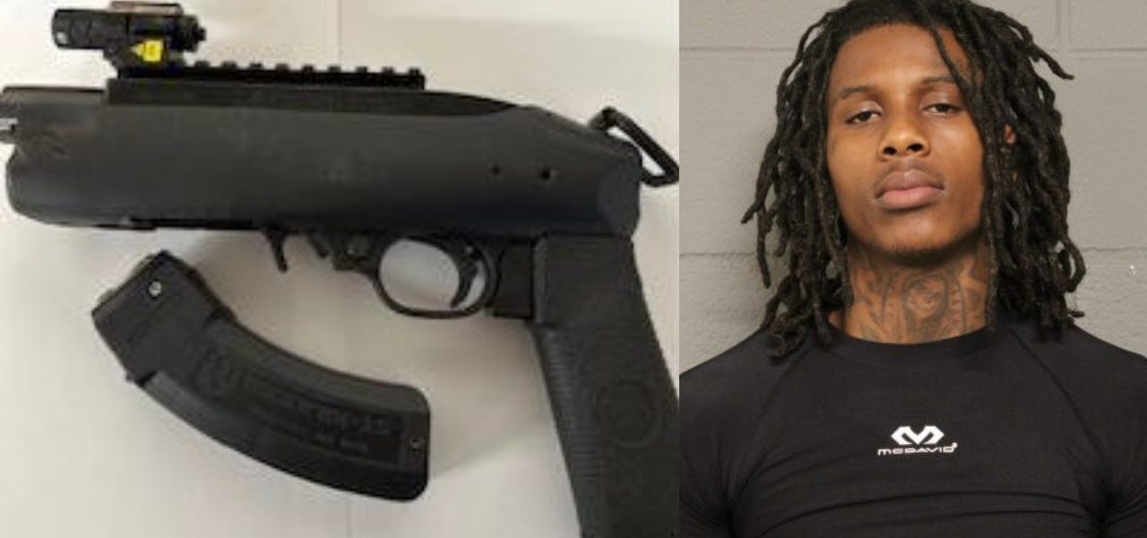 Chicago man ordered detained after sheriff's police find pistol with laser sight