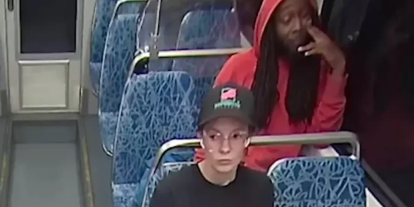 Tragic Ukraine refugee’s final moments caught on camera as she is stabbed to death on US train