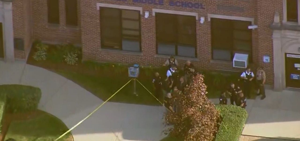 Police activity reported outside Berwyn middle school