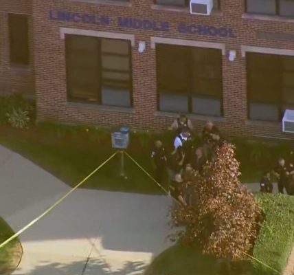 Police activity reported outside Berwyn middle school