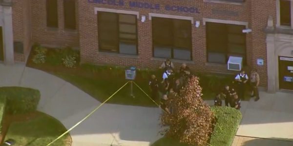 Police activity reported outside Berwyn middle school