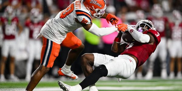 No. 19 Indiana takes control quickly and overwhelms No. 9 Illinois in 63-10 victory