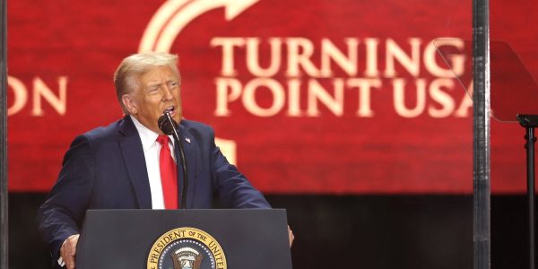 ‘Charlie’s angry with me right now’: Trump says he ‘hates opponents’ moments after emotional Erika Kirk ‘forgives’ husband’s killer