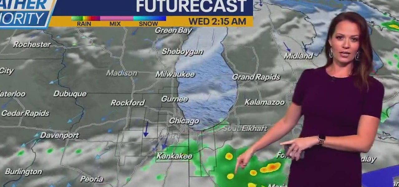 Chicago weather: Another round of showers, storms possible tonight