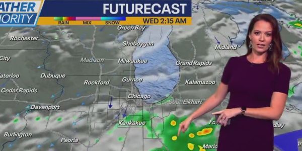 Chicago weather: Another round of showers, storms possible tonight