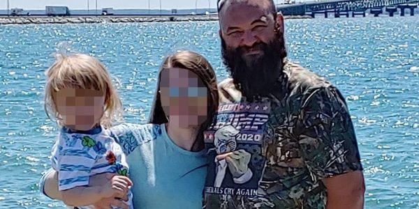 Thomas Jacob Sanford who opened fire on hundreds of Mormon worshippers pictured in Donald Trump shirt