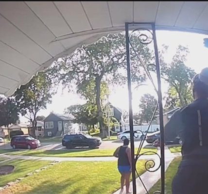 Chicago-area family sets trap, confronts porch pirate on camera