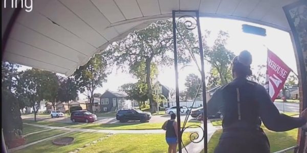 Chicago-area family sets trap, confronts porch pirate on camera