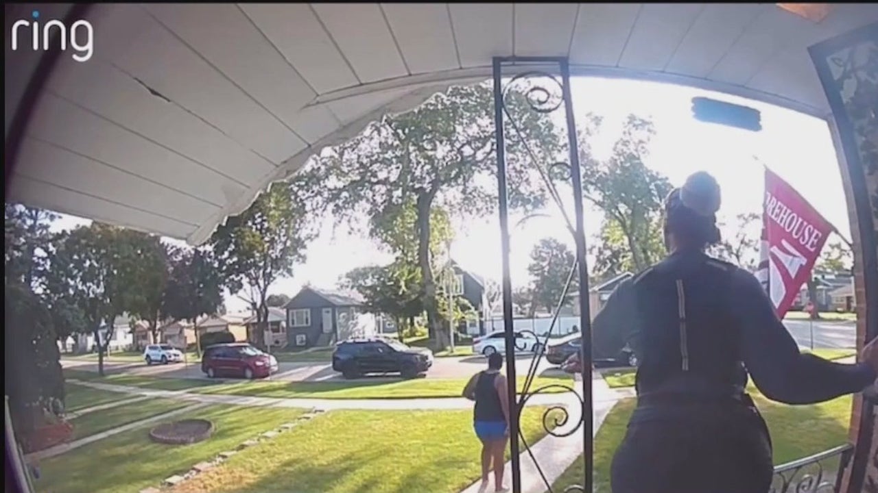 Chicago-area family sets trap, confronts porch pirate on camera