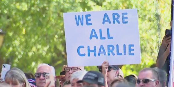 Arlington Heights native Charlie Kirk remembered at community memorial