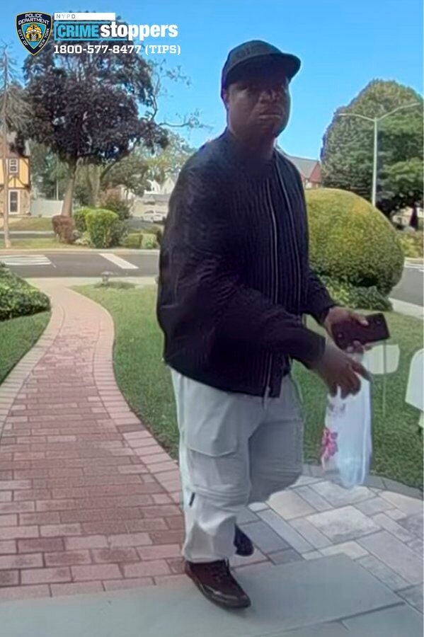 This image provided by the New York City Police Department Tuesday, Sept. 9, 2025, shows Jamel McGriff, a suspect in a double homicide, robbery, and arson which took place Monday, Sept. 8, 2025, in New York