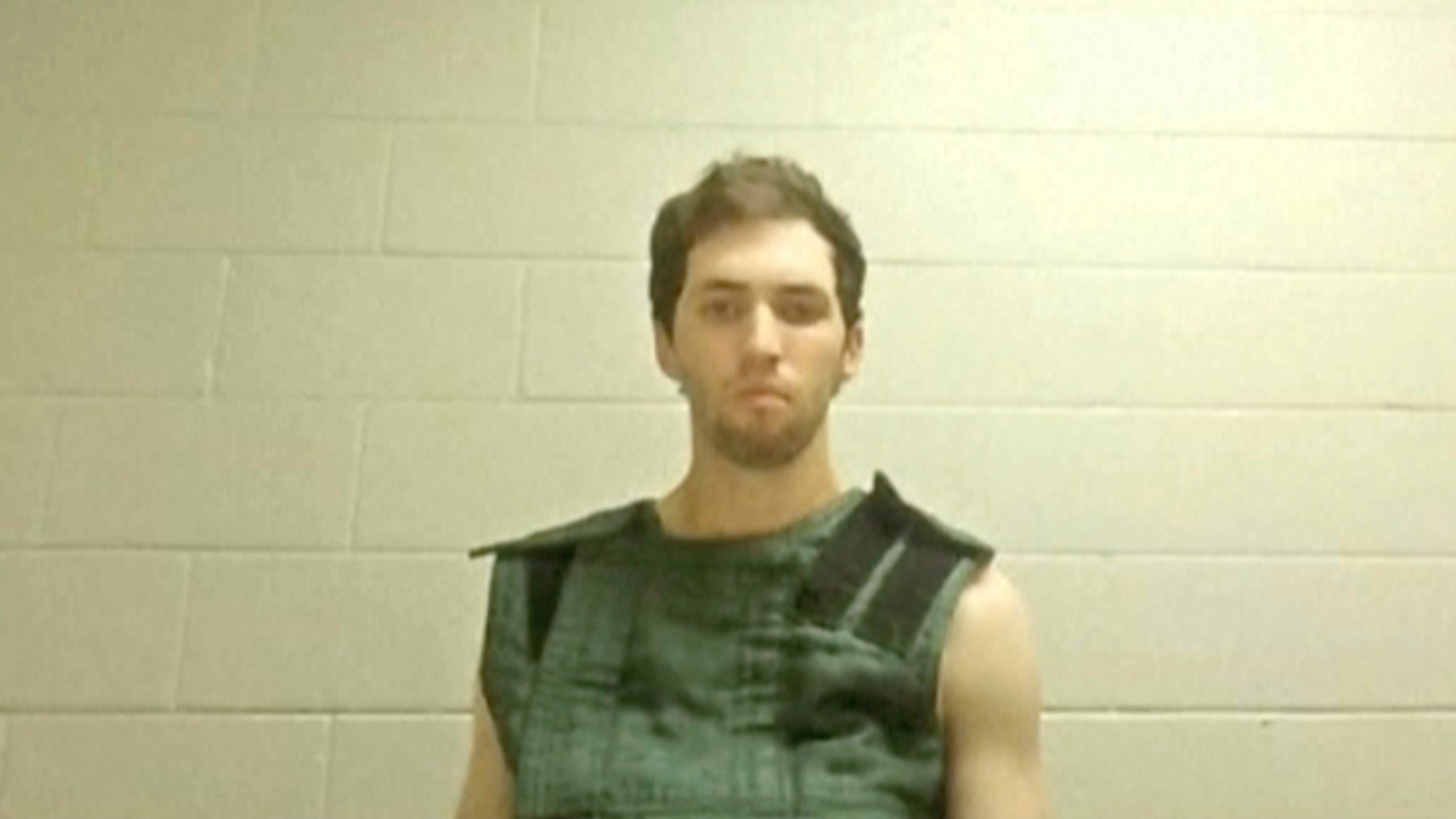 Tyler James Robinson attends a virtual court hearing from prison in Utah on Tuesday
