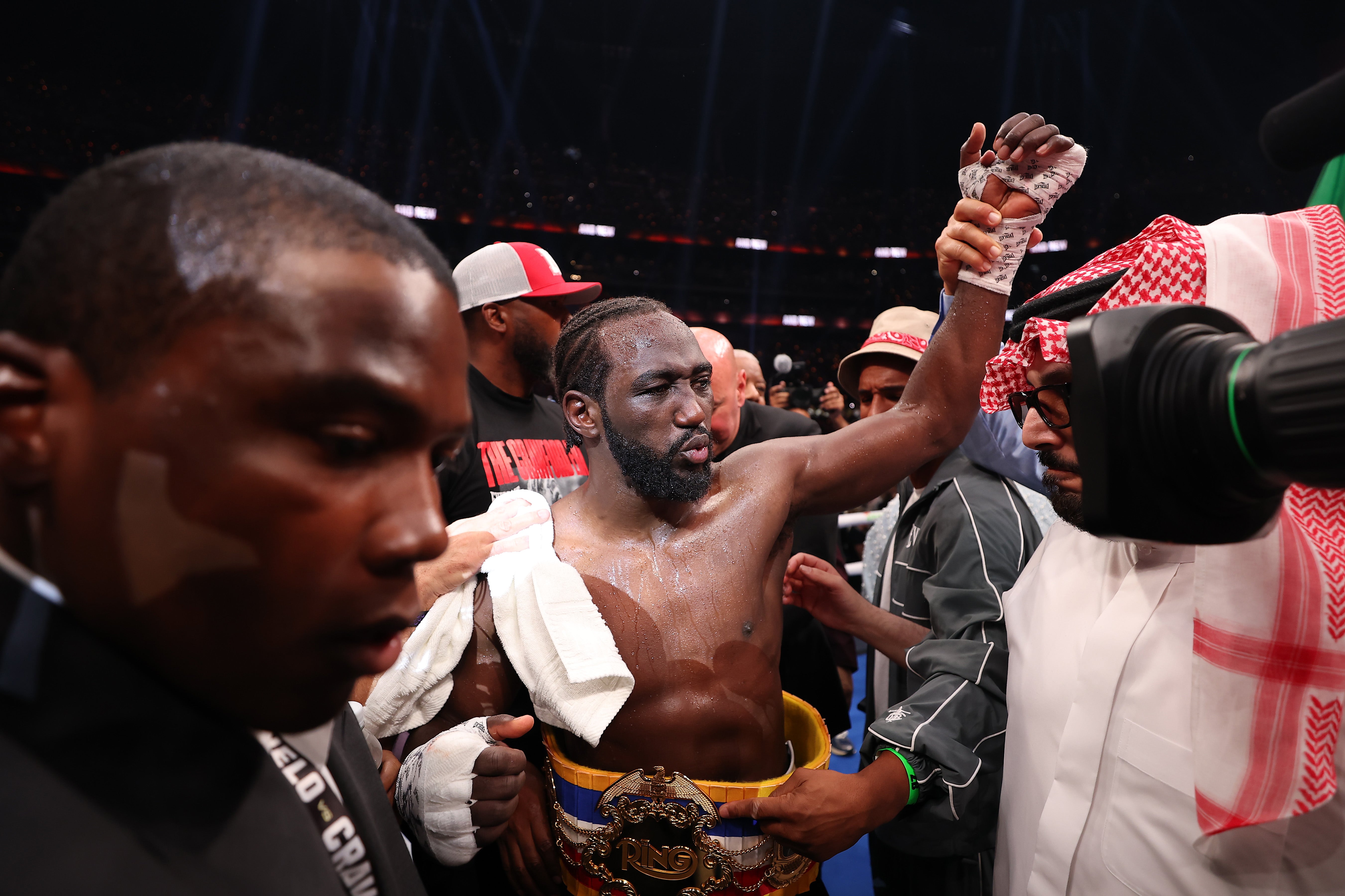Terence Crawford after beating Canelo Alvarez