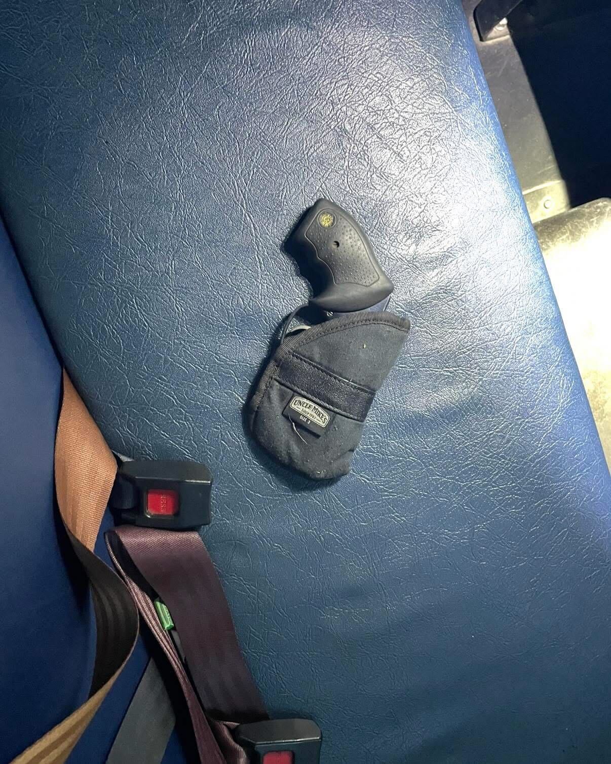Police shared a picture of the firearm on social media
