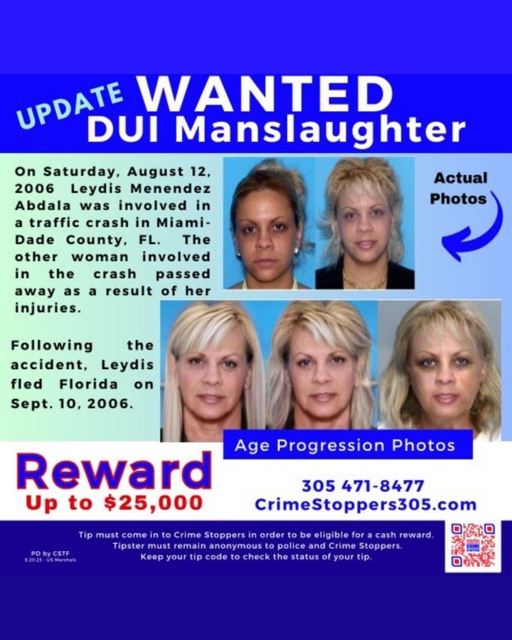 In 2023, Miami PD posted an update to X announcing the increase of the reward to $25,000