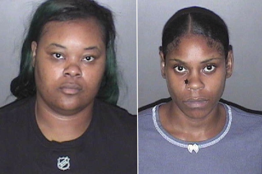 Tynaja Williams and Dominique Marion were both charged with shoplifting. The two were caught in a Wendy’s drive-thru close to the store shortly after the incident.