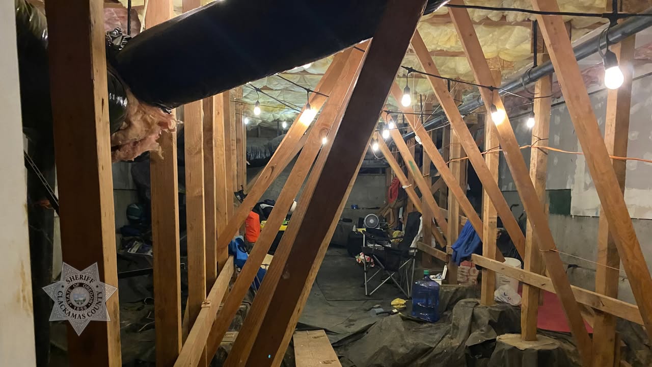 Residents of an Oregon condominium complex made the horrifying discovery of a man living inside a condo’s crawl space for ‘an extended period of time,’ authorities said.
