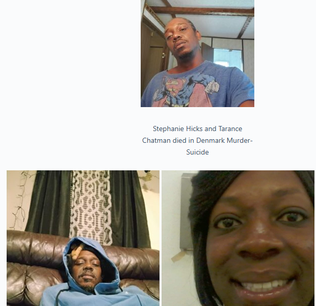 Denmark, South Carolina tragedy as Stephanie Hicks and Tarance Chatman victims in murder-suicide incident